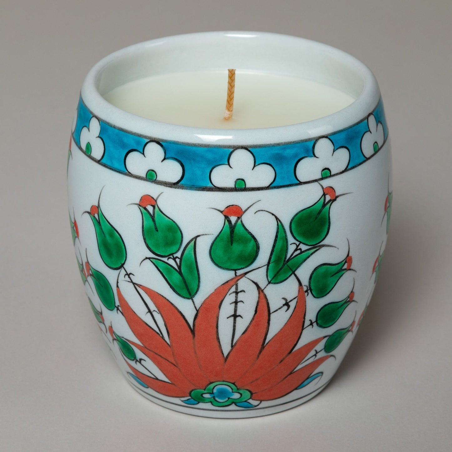 Ceramic Artisan Hand-Poured Candle