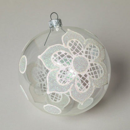 Ukrainian Handmade Christmas Glass Ornament