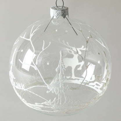 Ukrainian Handmade Christmas Glass Ornament