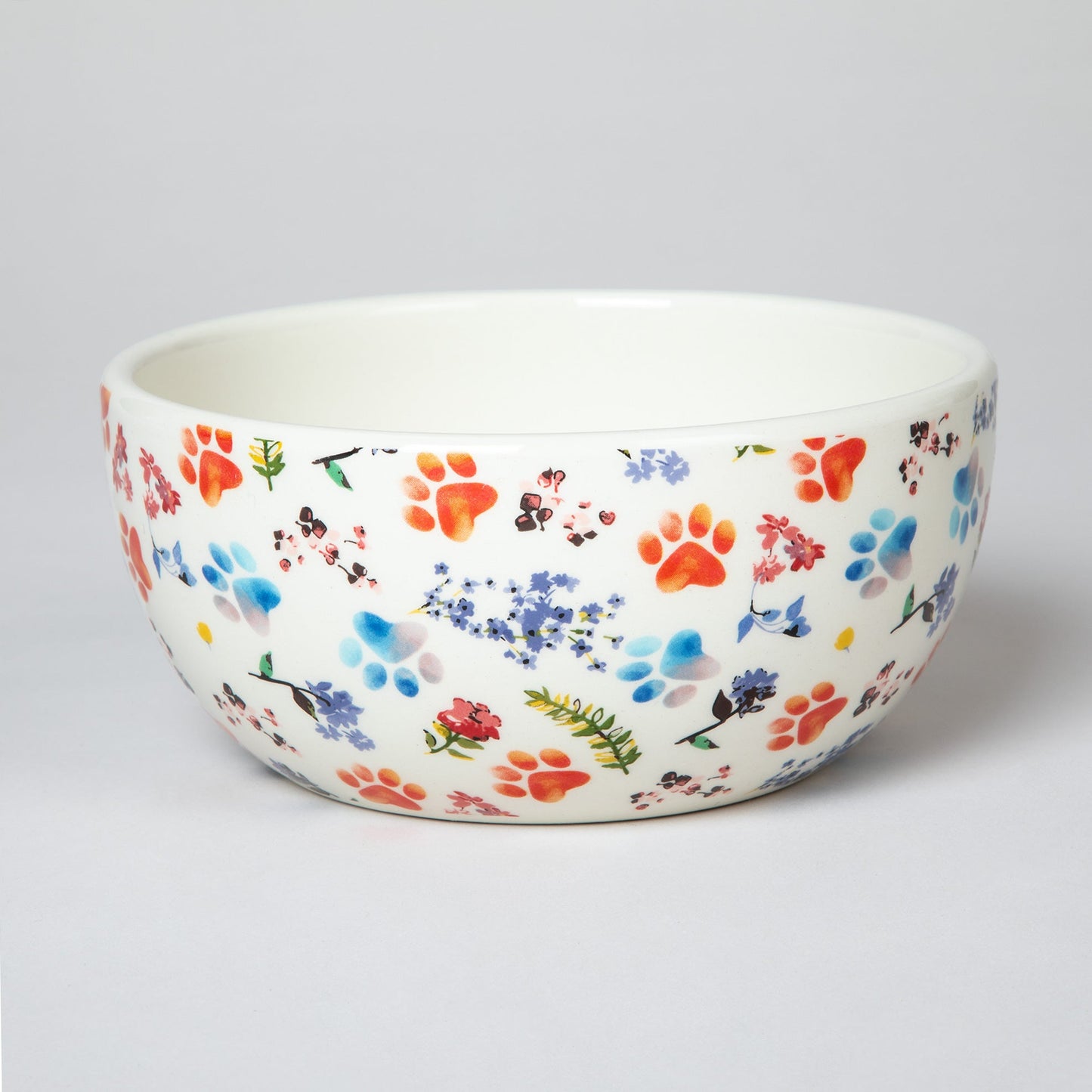 Ceramic Paw Lover Soup or Salad Bowl - Set of 4