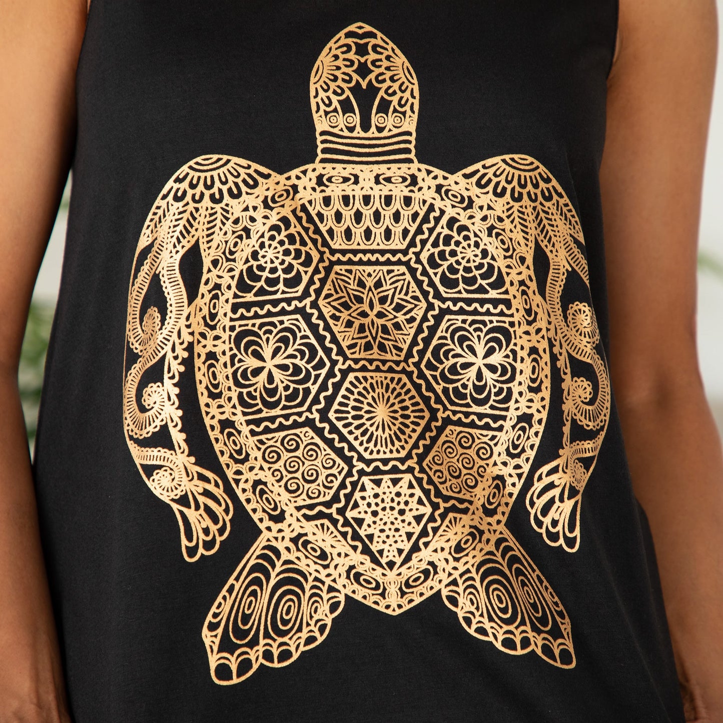 Intricate Turtle Tank Top