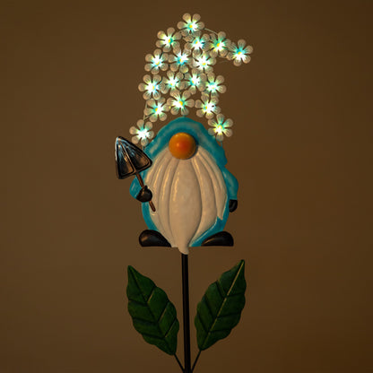 Solar Flowers Gnome Stake