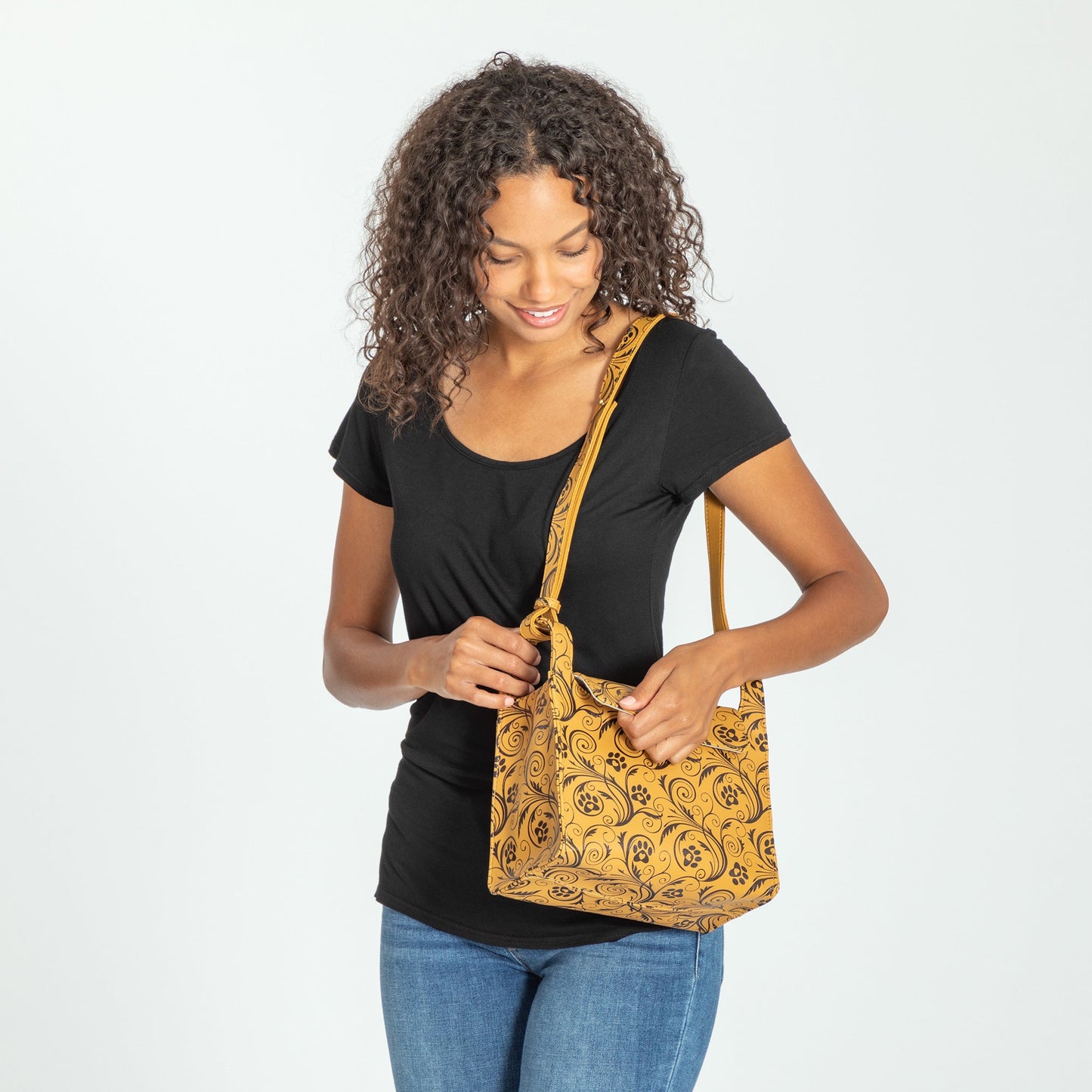 Paws & Vines Faux Leather Purse