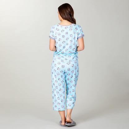 Sleepy Owl Capri Pajama Set