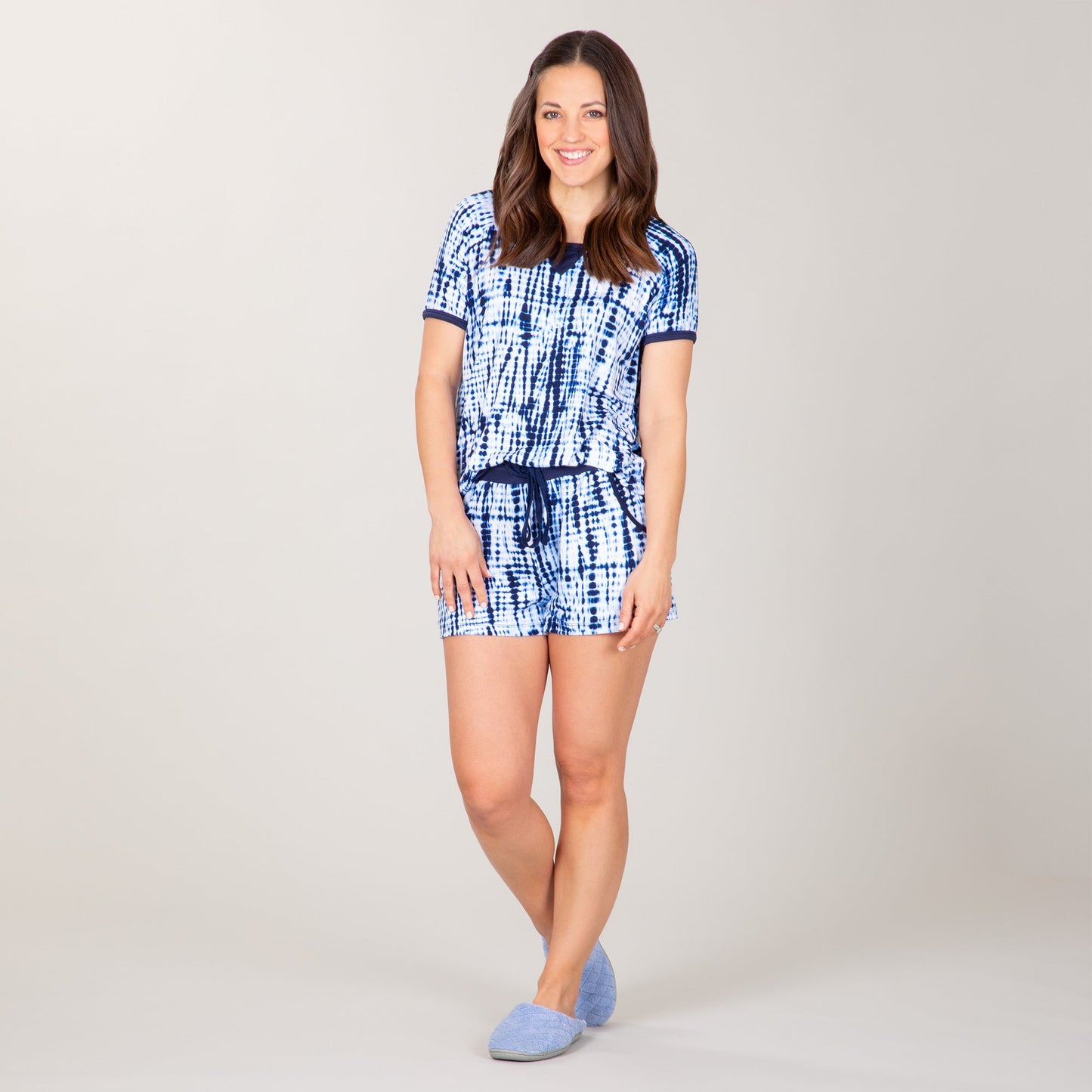 Tie-Dye Pajama Shorts Set