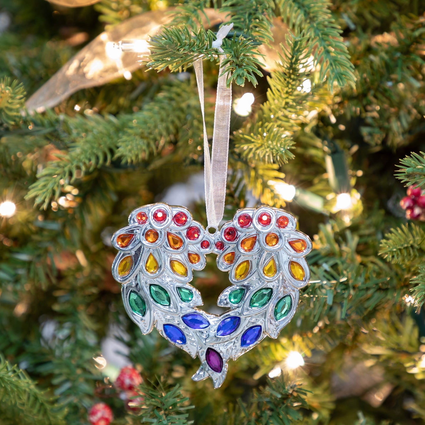 Rainbows & Paws Ornament