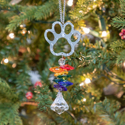 Rainbows & Paws Ornament