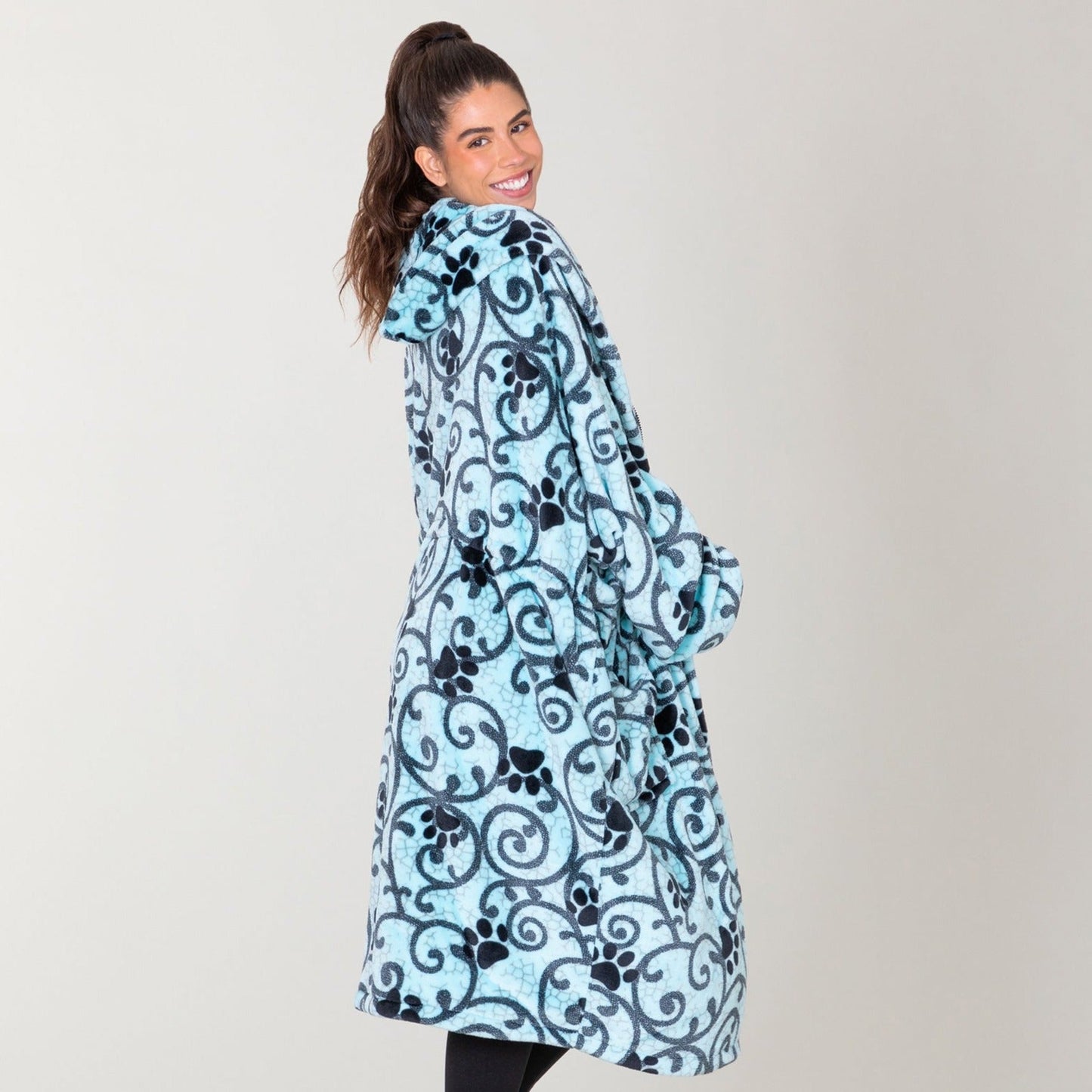 Super Cozy&trade; Premium Full Zip Oversized Blanket Hoodie