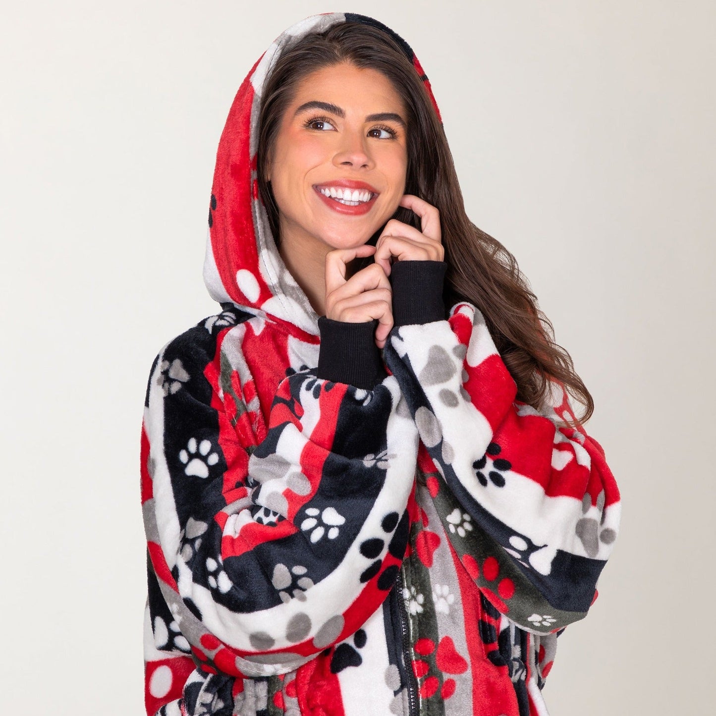 Super Cozy&trade; Premium Full Zip Oversized Blanket Hoodie
