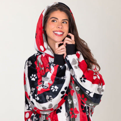 Super Cozy&trade; Premium Full Zip Oversized Blanket Hoodie