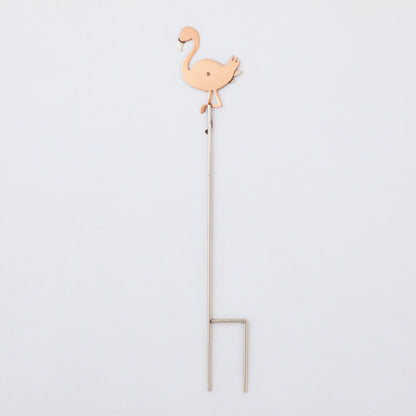 Flamingo Mixed Metal Plant Stake