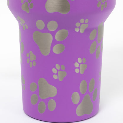 Paw Print Vacuum Sealed Stainless Steel Tumbler - 40 oz