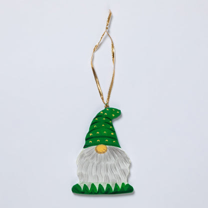 Hand Painted Gnome Ornament