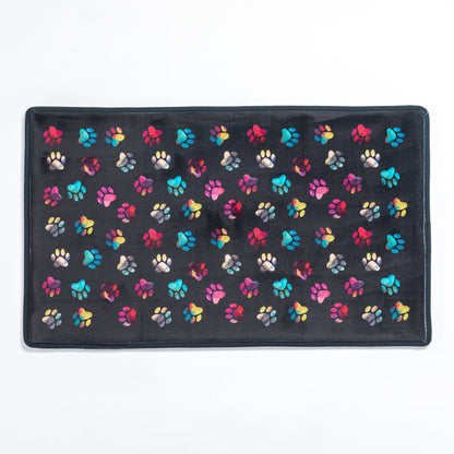 Perfectly Paw Patterned Memory Foam Mat