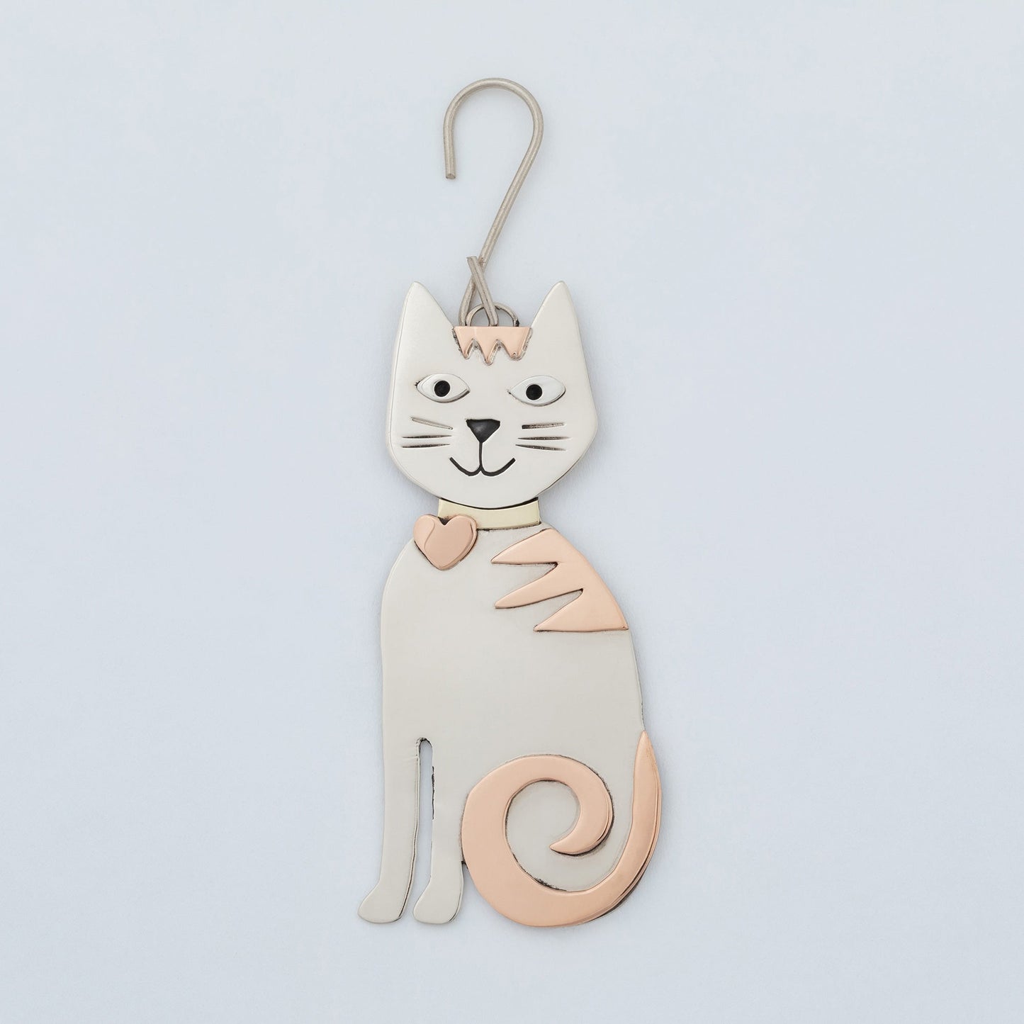 Whiskers & Stripes Cat Ornament