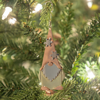 Cute Gnome Mixed Metal Ornament