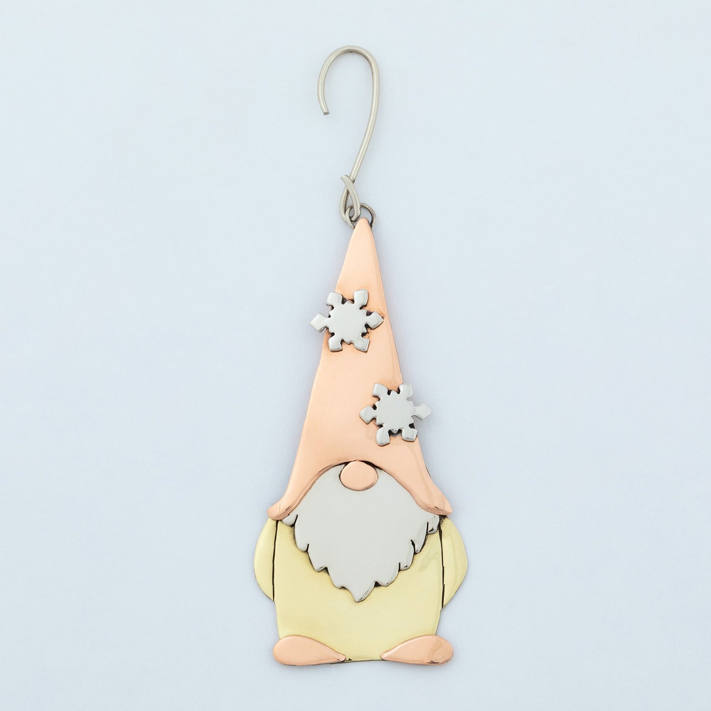 Cute Gnome Mixed Metal Ornament