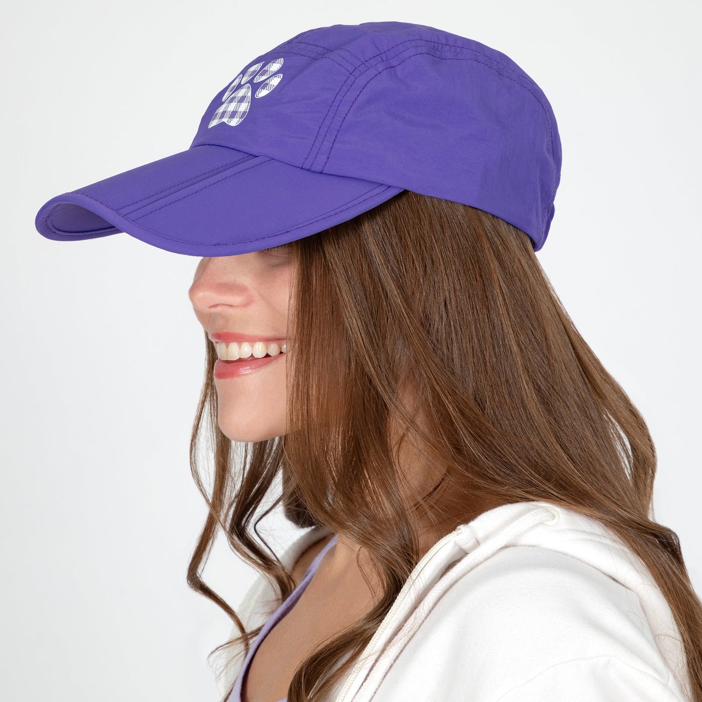 Paw Print Foldable Lightweight Baseball Cap