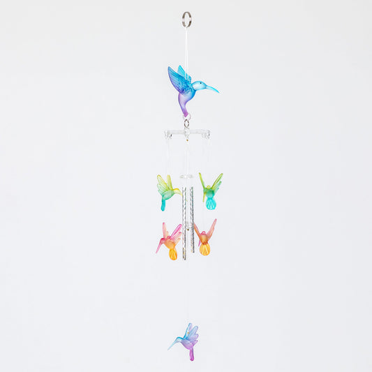 Rainbow of Hummingbirds Wind Chime