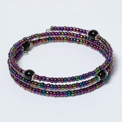 Hand Beaded Wrap Around Bracelet