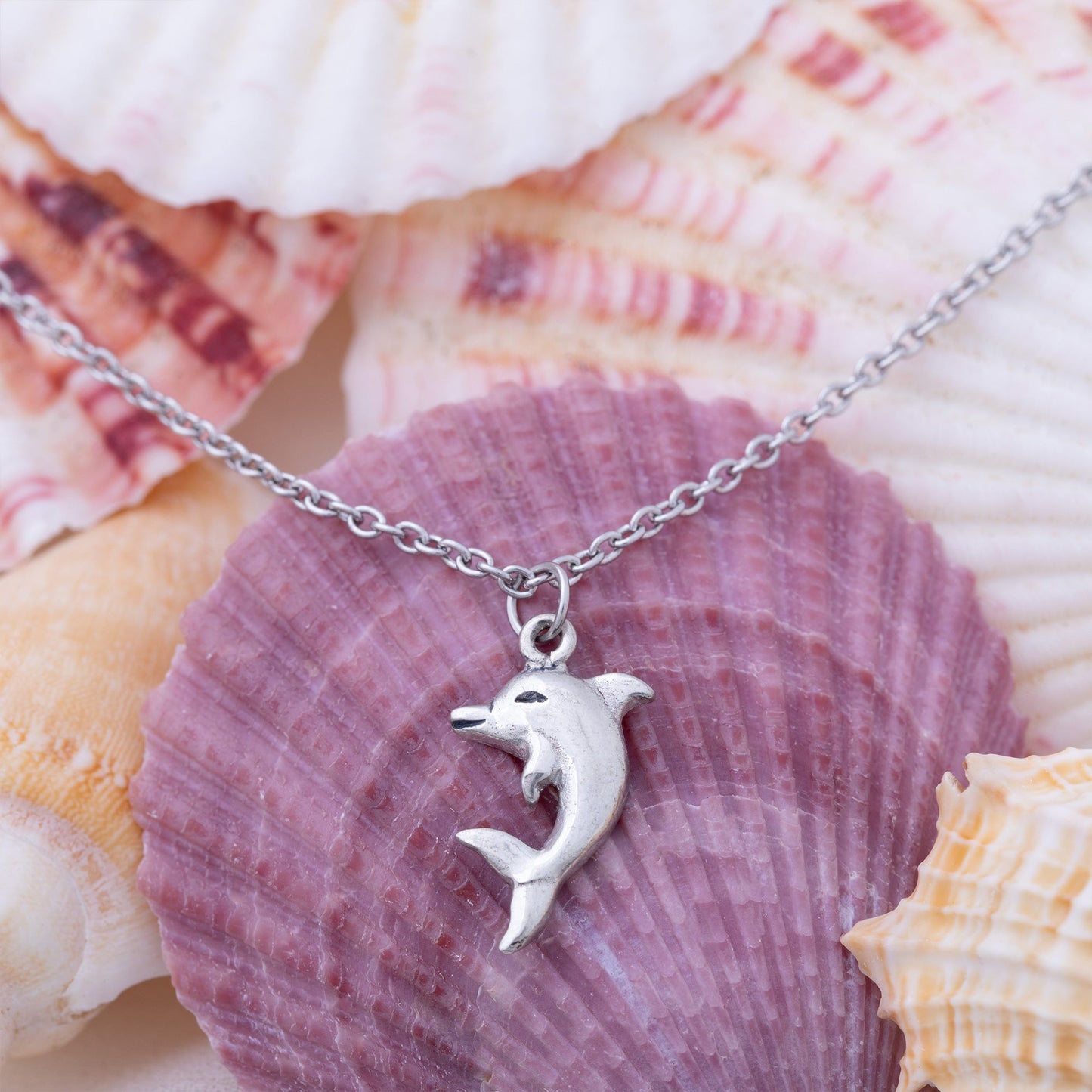 Under the Sea Pewter Necklace