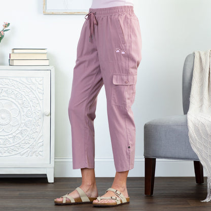 Paw Print Convertible Pants