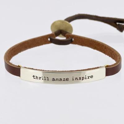 Thrill Amaze Inspire Adjustable Bracelet