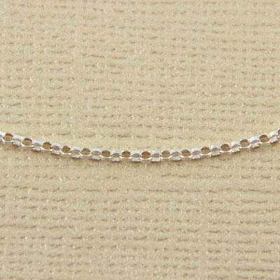 Mini Rollo Sterling Silver 18 Inch Chain