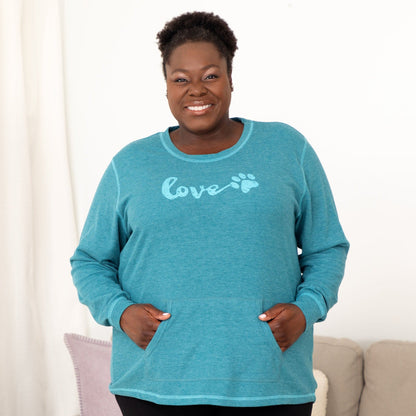 Love Paw Thermal Long Sleeve Top