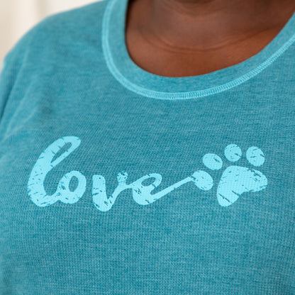 Love Paw Thermal Long Sleeve Top