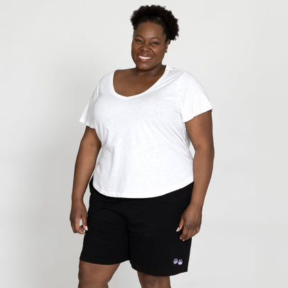 Purple Paw Women's Casual Shorts