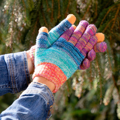 Rainbow Delight Touch Screen Gloves