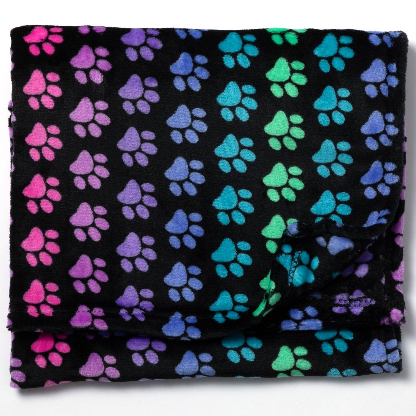 Super Cozy&trade; Fleece Paw Print Throw Blanket