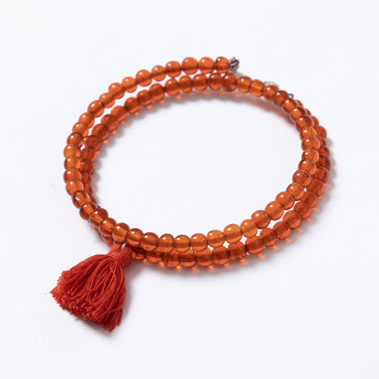 Taj Tassel Glass Bead Bracelet