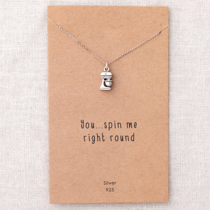 Stand Mixer Sterling Necklace