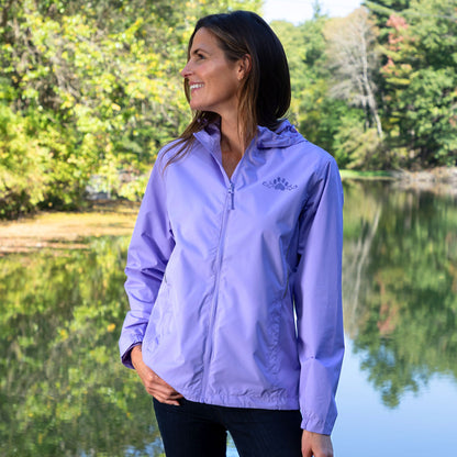 Magical Print Paw Print Rain Jacket
