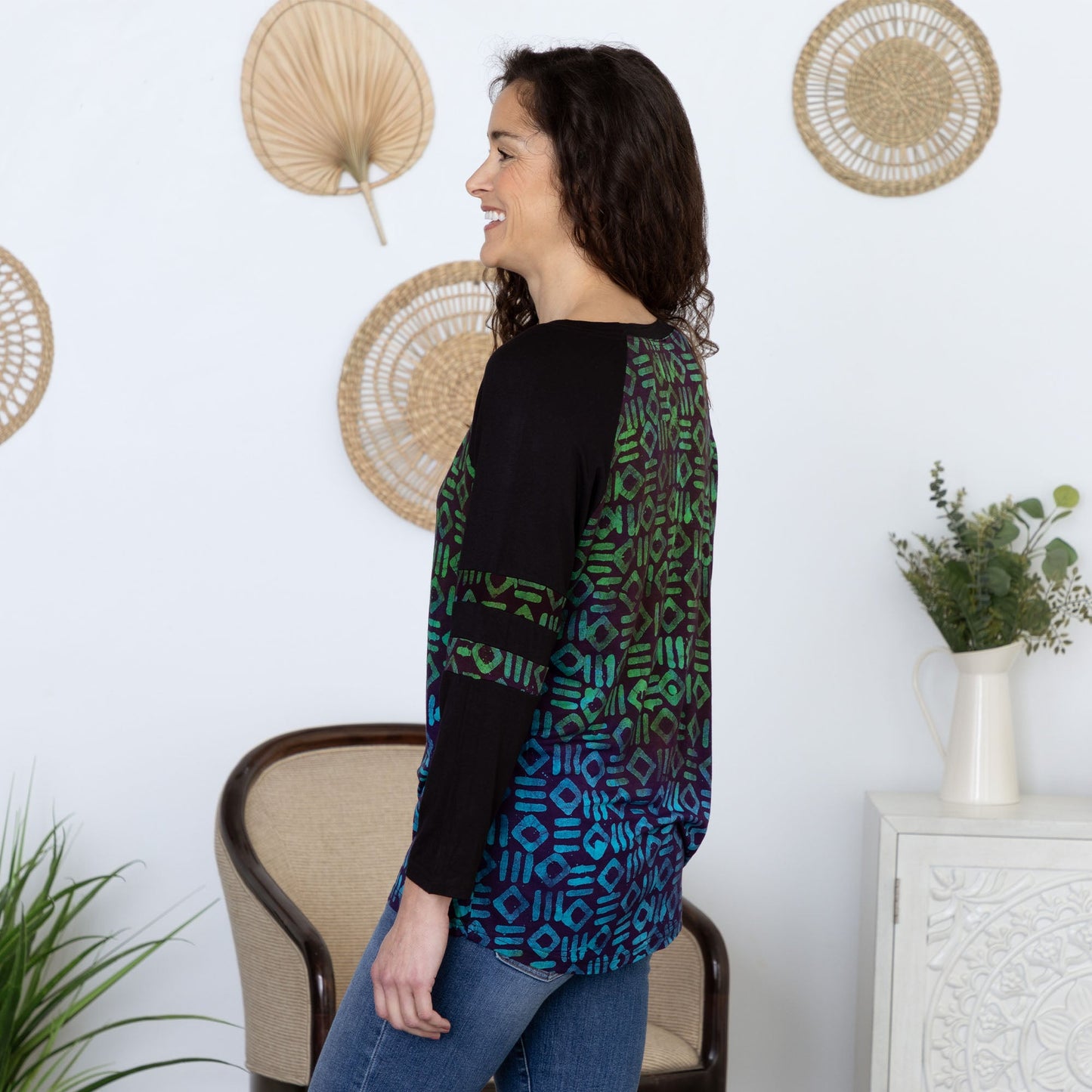 Secret Code Raglan Top