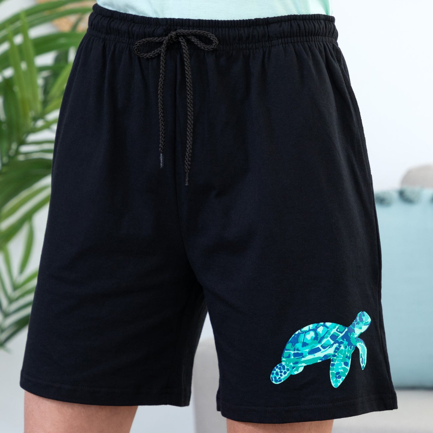 Sea Turtle Casual Cotton Shorts