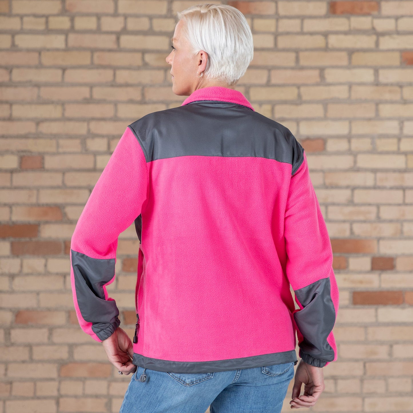 Paw Print Heavyweight Polar Fleece Jacket