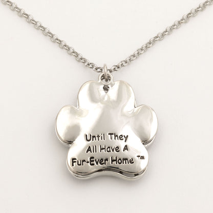 Fur-Ever Home Paw Charm Necklace