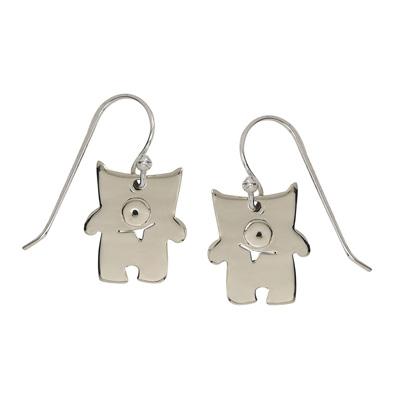 Snurgel Emoti Silver Earrings