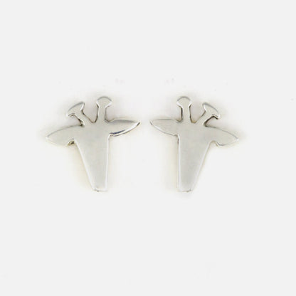 Giraffe Sterling Silver Post Earrings