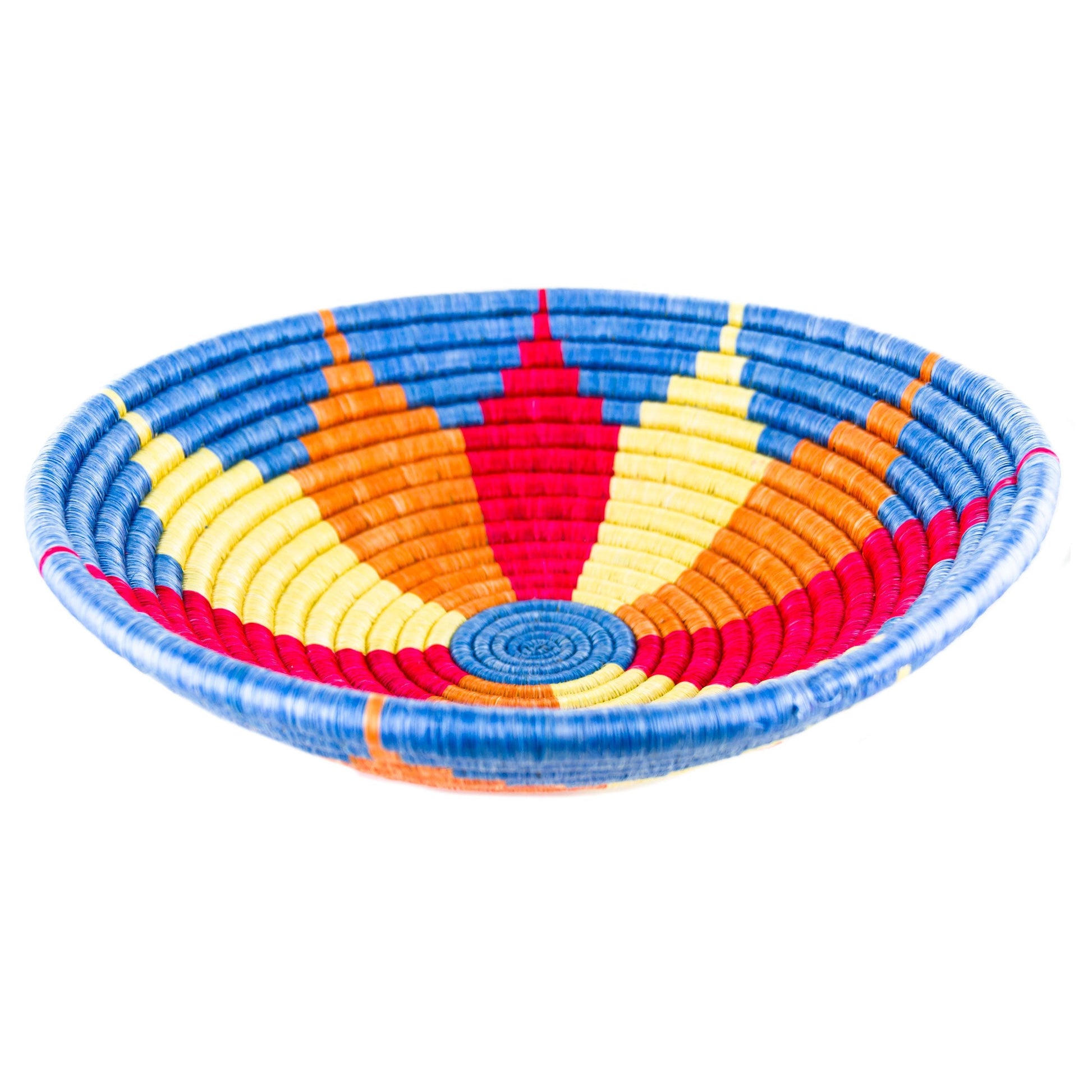 12 Inch Agaseke Woven Bowl Basket