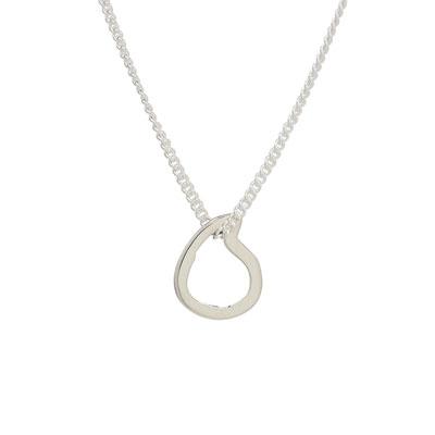 Enchanting 2.96 Sterling Silver 18 Inch Necklace