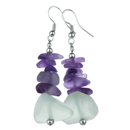 Afghan Fluorite Simplicity Earrings