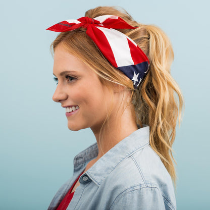 American Flag Bandana