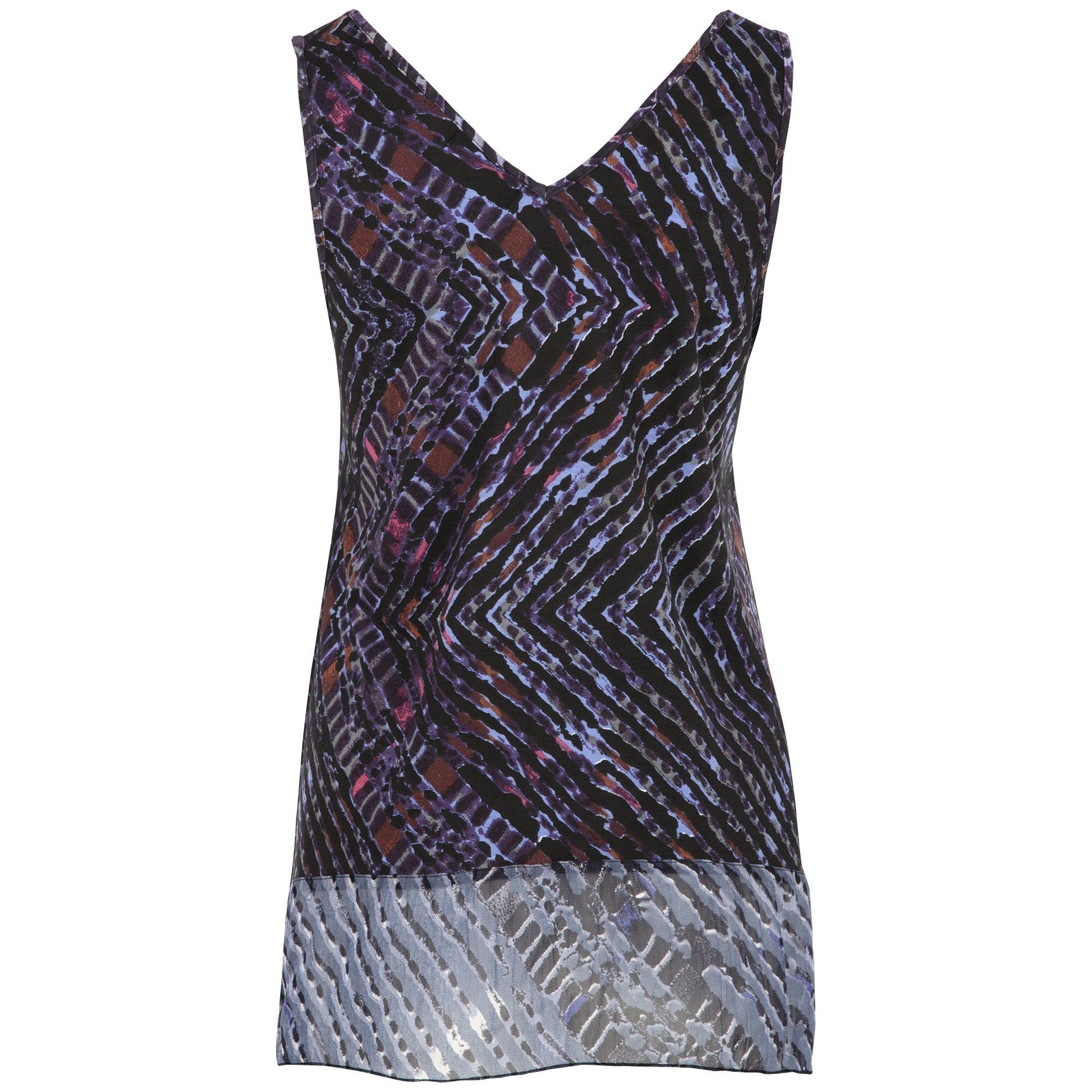 Blurred Lines Sleeveless Tunic