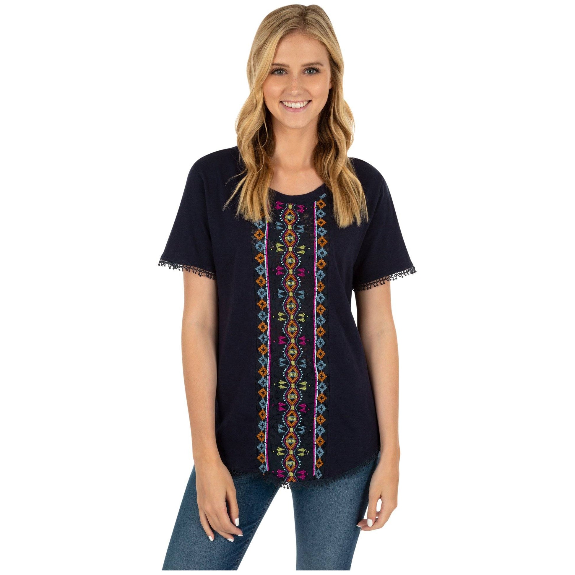 Center Lane Beaded Top