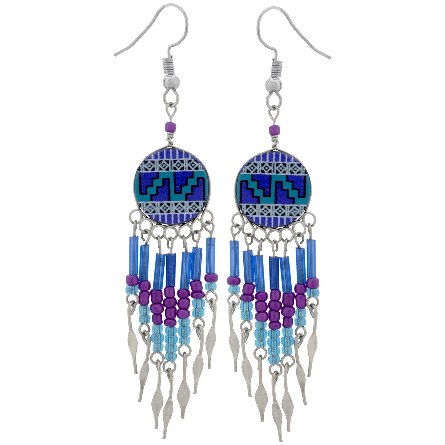 Ceramic Chandelier Earrings