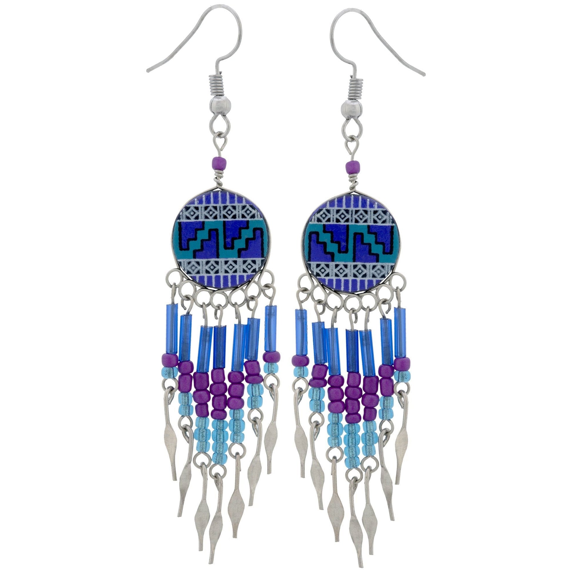 Ceramic Chandelier Earrings